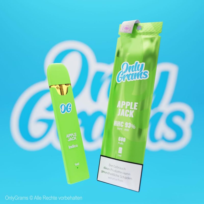 Only Grams Apple Jack - HHC Disposable Vape 1ml